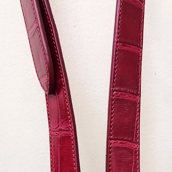 Dior Pink Alligator Skin Replacement Bag Strap - Picture 8 of 8